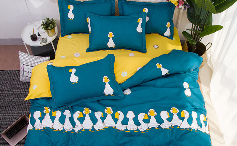 Parure de lit bleu canard - Ma Parure