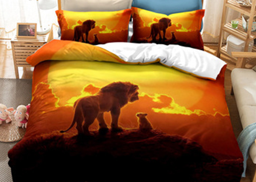couché de soleil roi lion