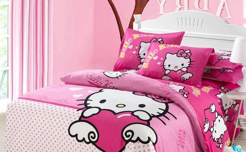 Franco Collectibles Hello Kitty - Juego de Ropa de Caa de 7 Piezas de
