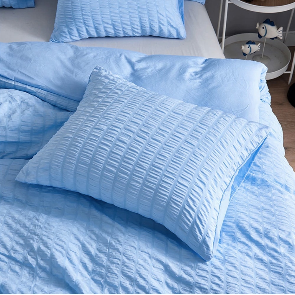 Parure de lit classique bleu plcbl2