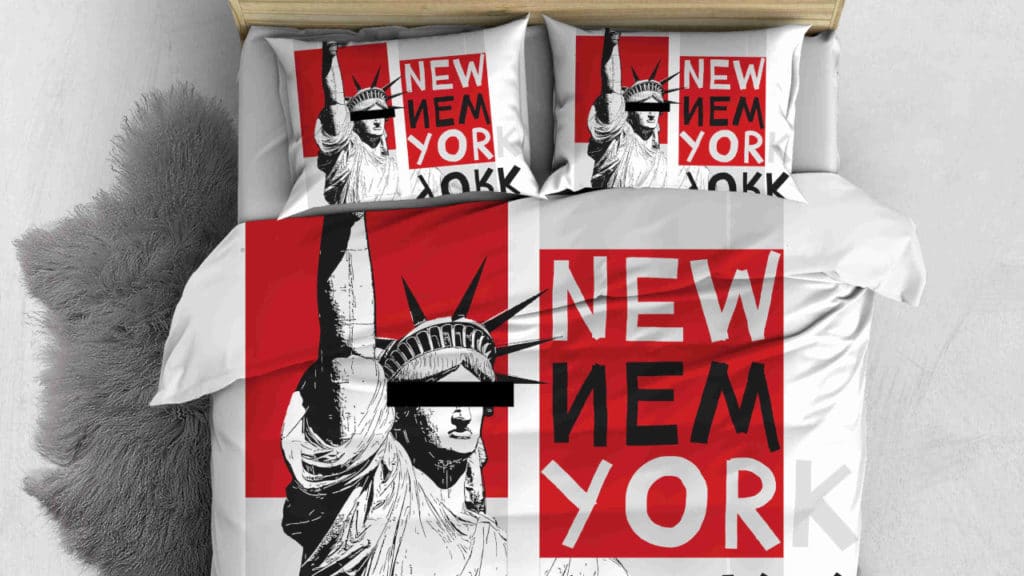 Parure de lit New York Statue de la liberté