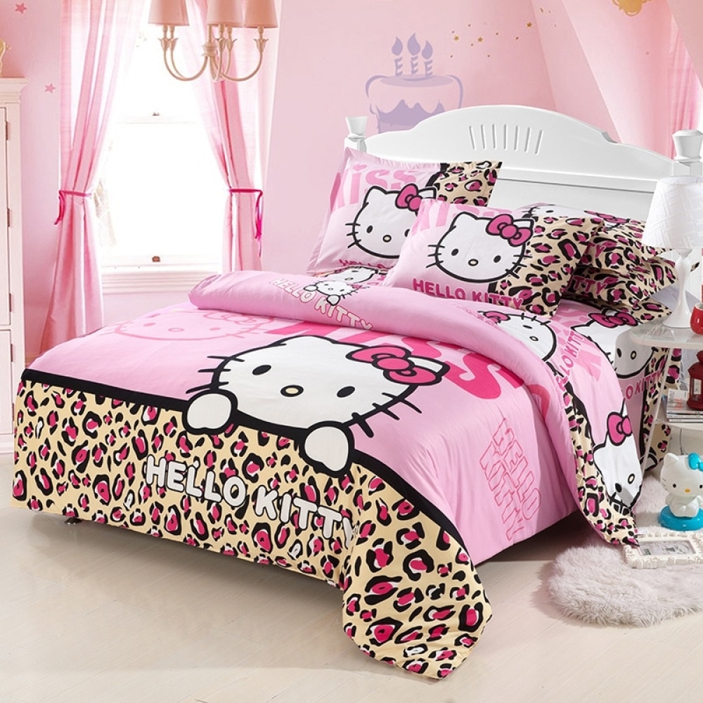 Parure de lit Hello Kitty rose panthère 10172 d9f241