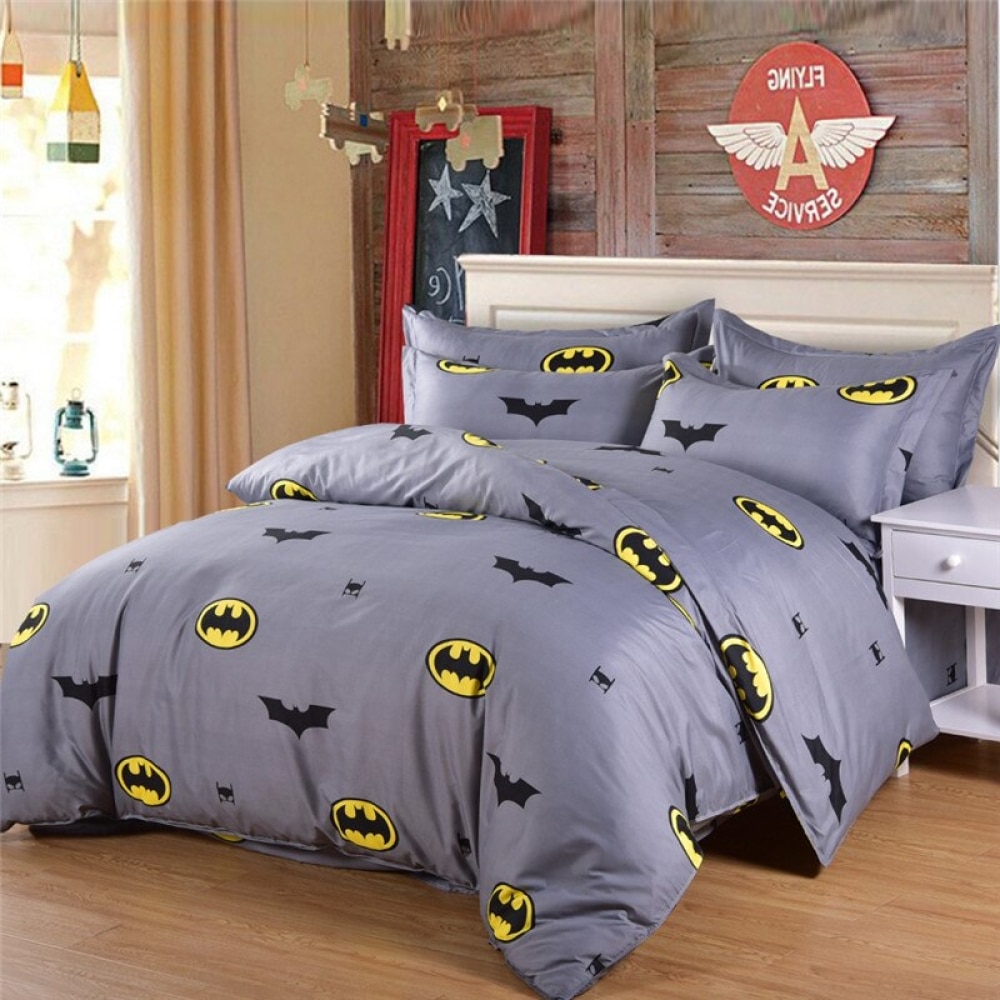 Parure de lit grise motif Batman 44884 7dd586