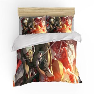 Parure de lit à motif Titans. Bonne qualité, confortable et à la mode sur un lit dans une maison