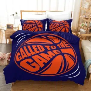Parure de lit basketball 3D "Called to the game". Bonne qualité, confortable et à la mode sur un lit dans une maison