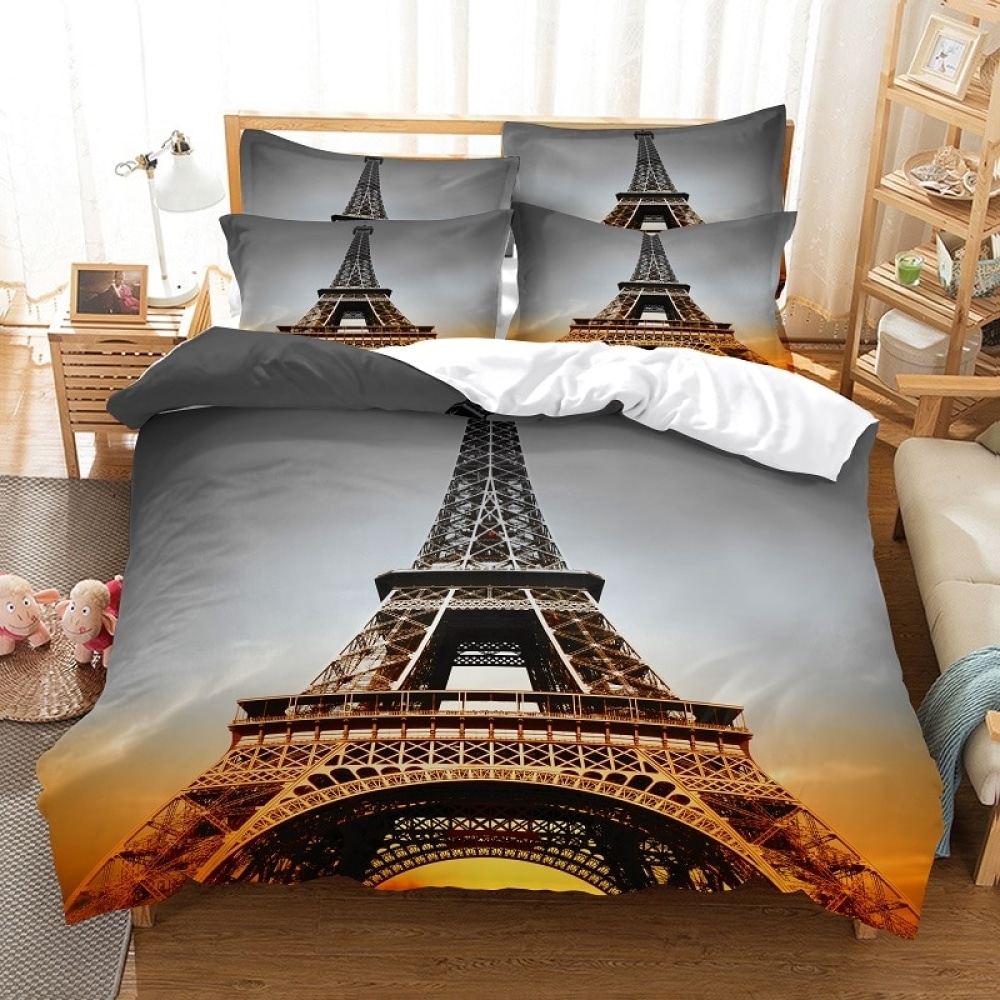Parure de lit Tour Eiffel au design tendance 84350 8u3zet