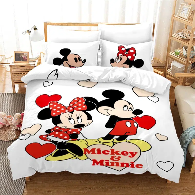 La parure de lit Disney : laquelle choisir ? Conseils et astuces Parure de lit avec motif de dessin anim Disney ensemble de literie avec housse de couette 5