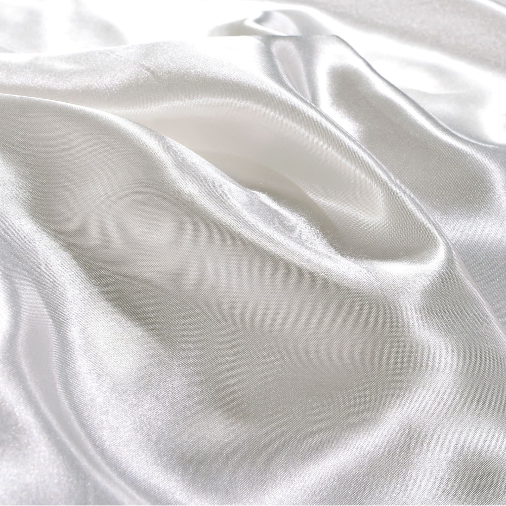 Drap-housse en Satin blanc à poche profonde pour lit H6c96e7f4782b4d4391fb7102d35fa7550