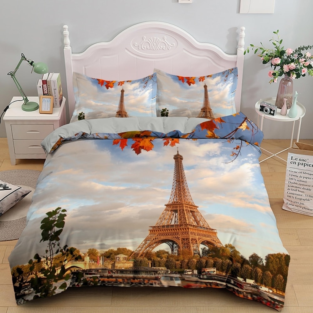 Parure de lit Paris à motif Tour Eiffel 51594 460ffa