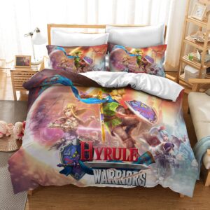 Parure de lit Hyrule Warriors. Bonne qualité, confortable et à la mode sur un lit dans une maison