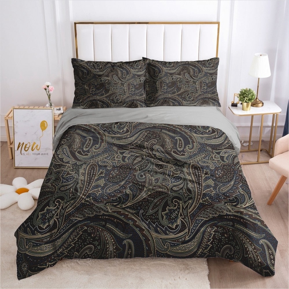 Ensemble Lit Tendance Parure De Lit Comfort Spaces - Housse D'été Cachemire Grand Lit Californien Housse D'été Tendance Ensemble Lit Tendance Parure De Lit Comfort Spaces - Housse D'été Cachemire Grand Lit Californien Housse D'été Tendance