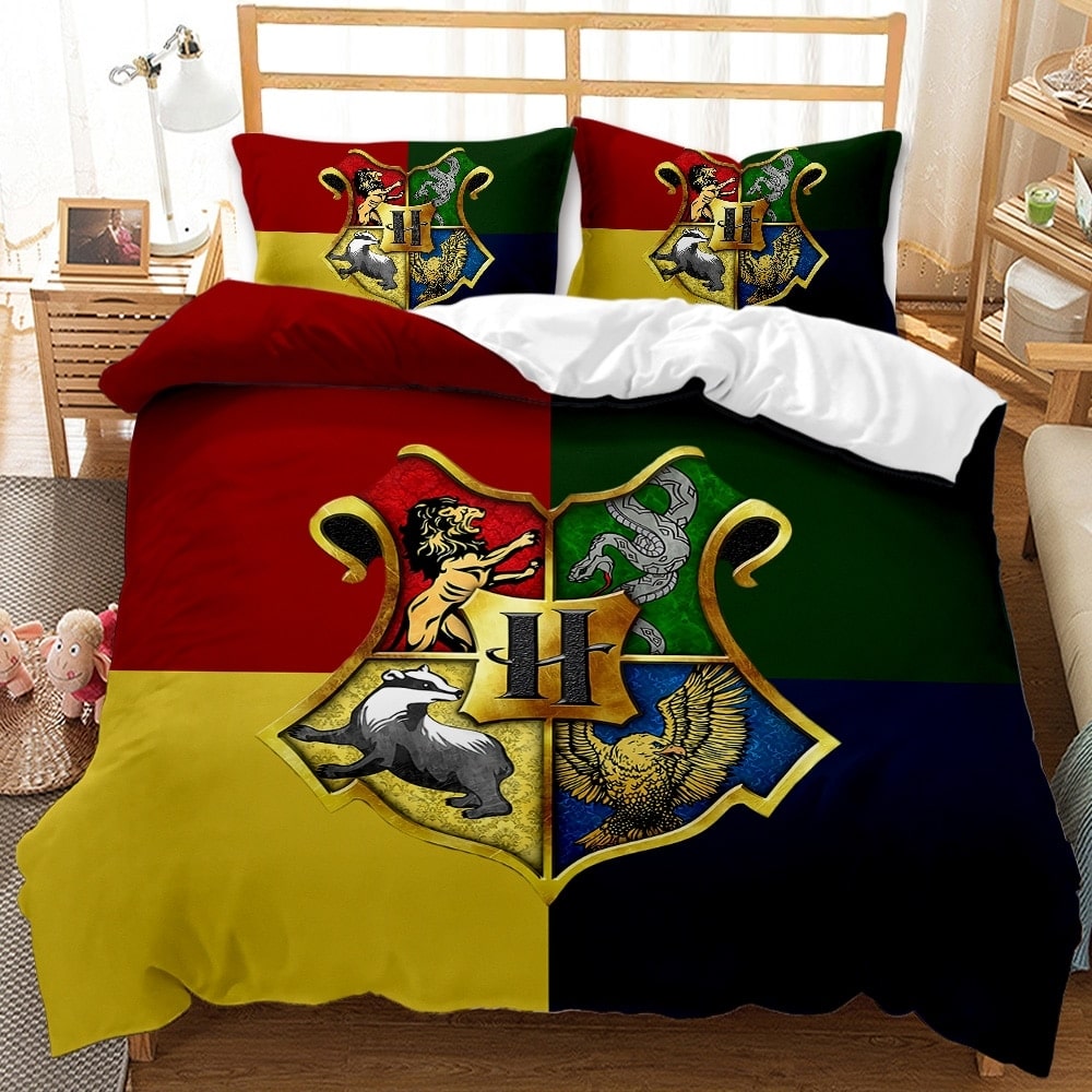 Parure de lit emblème des 4 maisons Harry Potter 60464 f1dae7
