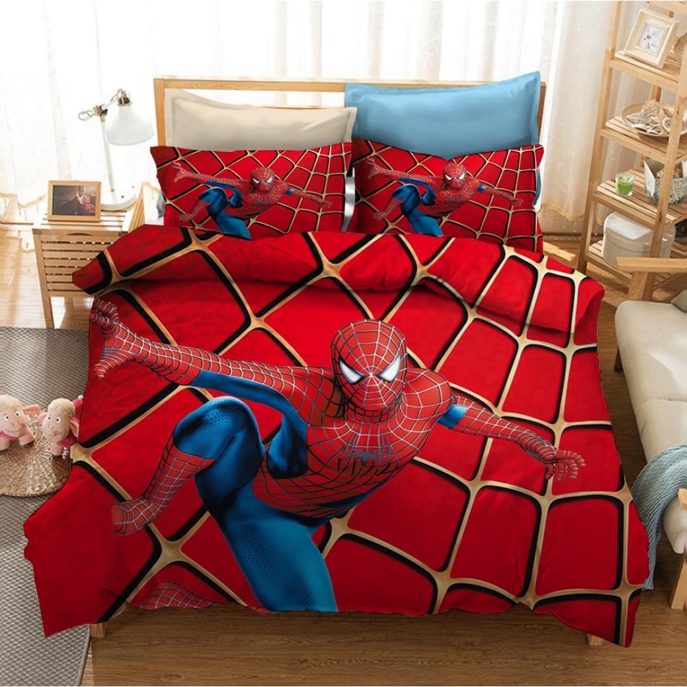 Parure de lit rouge Spiderman imprévisible 63588 55d7bc