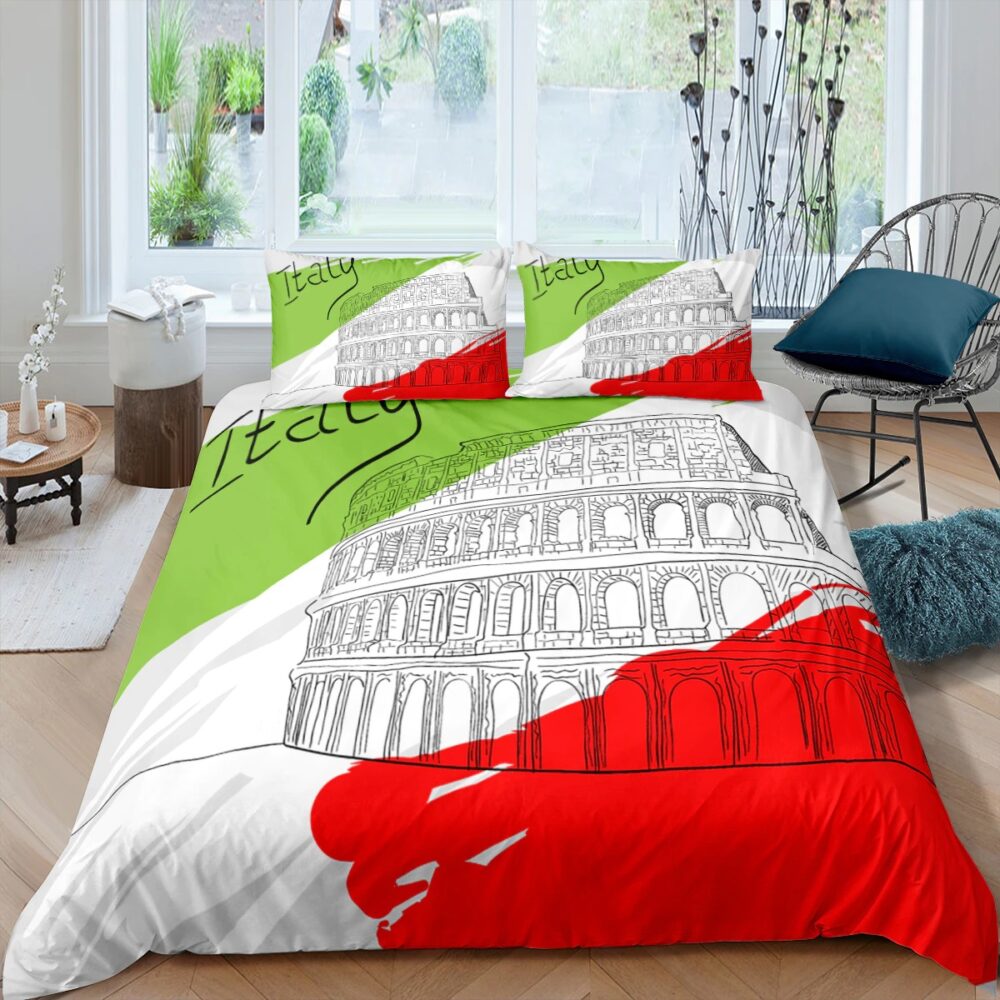 Parure de lit l'Italie Colisée de Rome