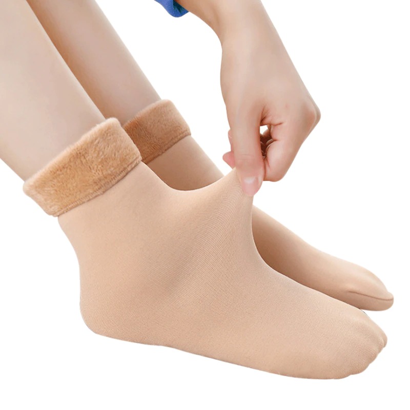 CHAUSSETTES THERMIQUES MI-MOLLET CHALEUR MAISON 100% CACHEMIRE