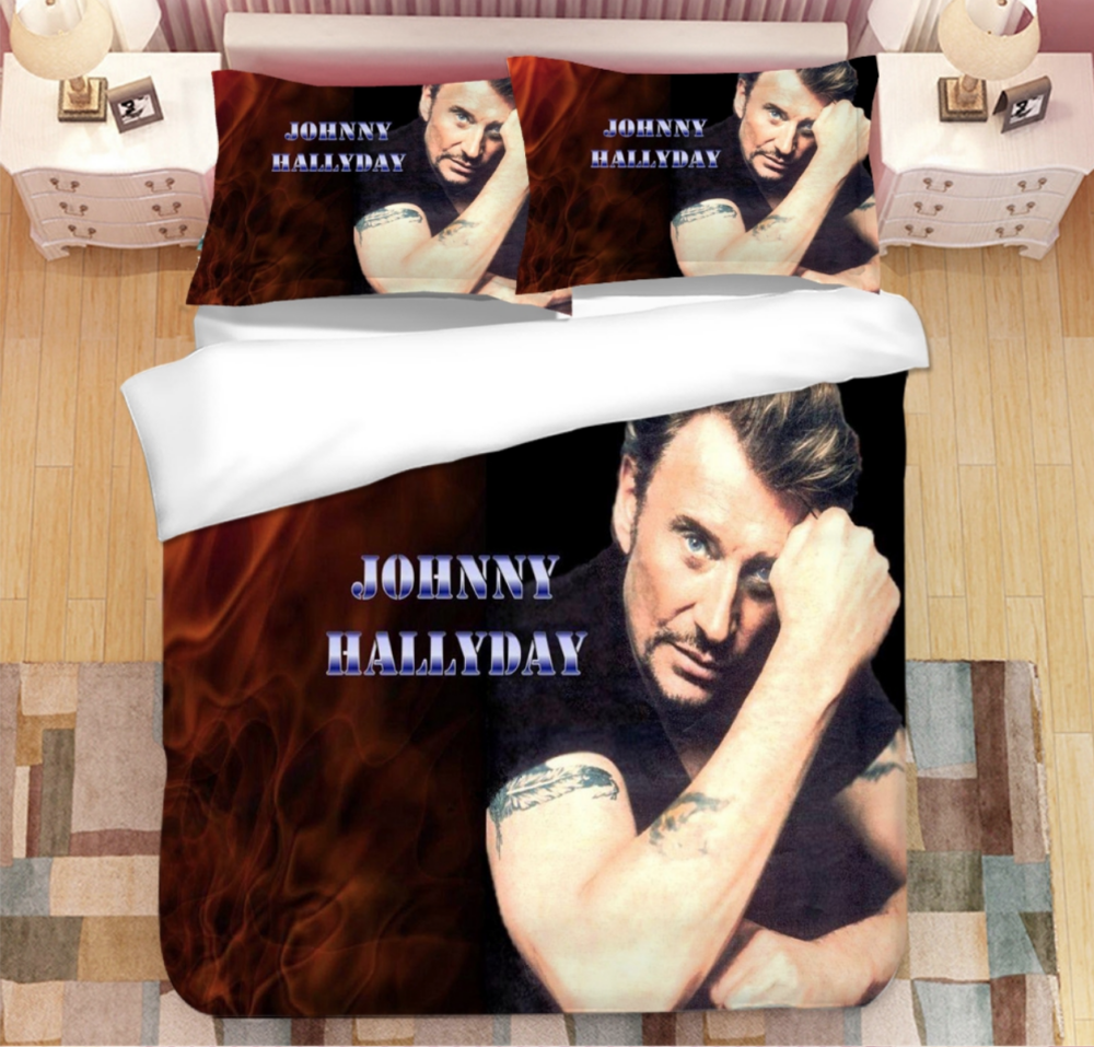 Parure de lit Johnny Hallyday tatouage