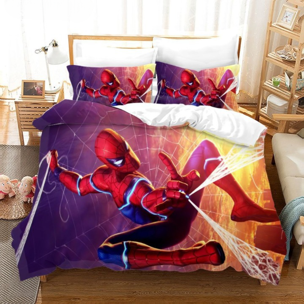 Peignoir Enfant Robe De Chambre Spider-Man Pour Garçon 5-6 Ans
