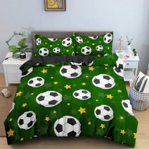 Parure de lit ballon de foot avec des étoiles