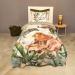 Parure de lit Jungle avec un fond une chambre