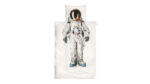 Parure de lit Astronaute avec un fond blanc