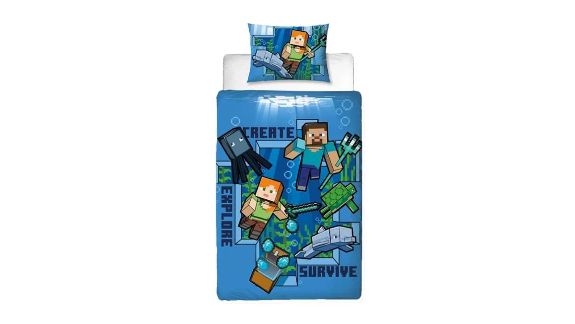 Parure de lit enfant Minecraft