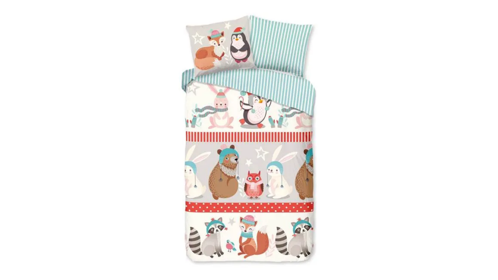 Parure de lit animaux dans la neige img Parure de lit animaux dans la neige 03