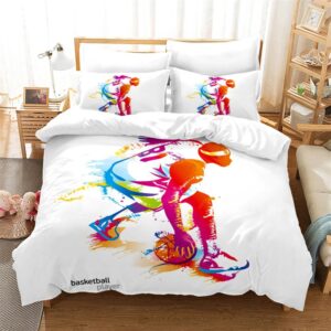 Parure de lit basketball multicolore