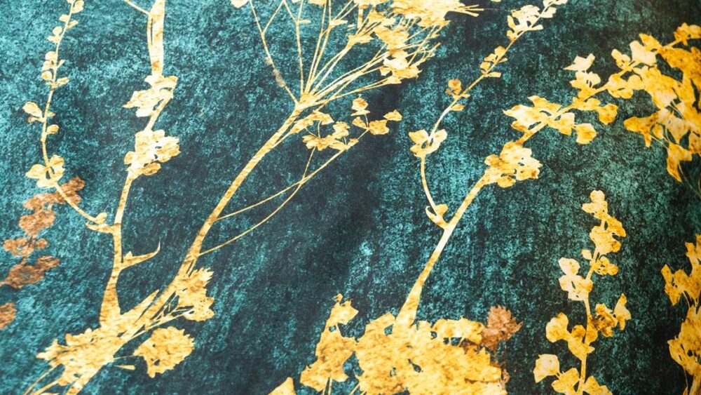 Parure de lit vert foncé motif floral img Parure de lit vert fonce motif floral 03