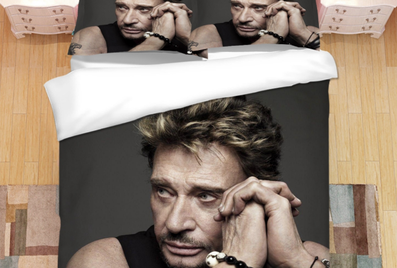 Parure de lit Johnny Hallyday pochette album