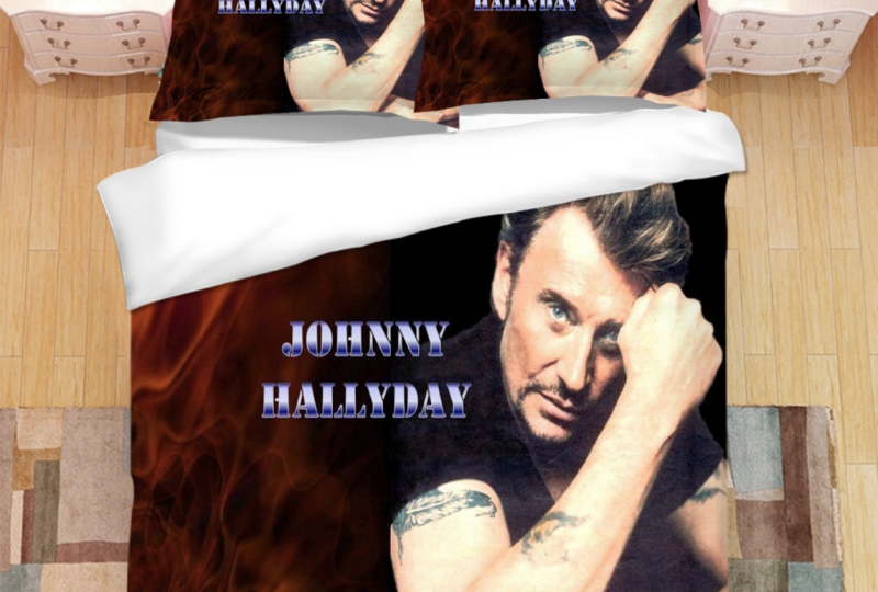 Parure de lit Johnny Hallyday tatouage