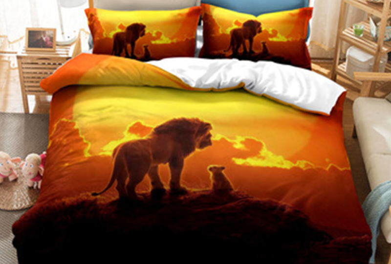 couché de soleil roi lion