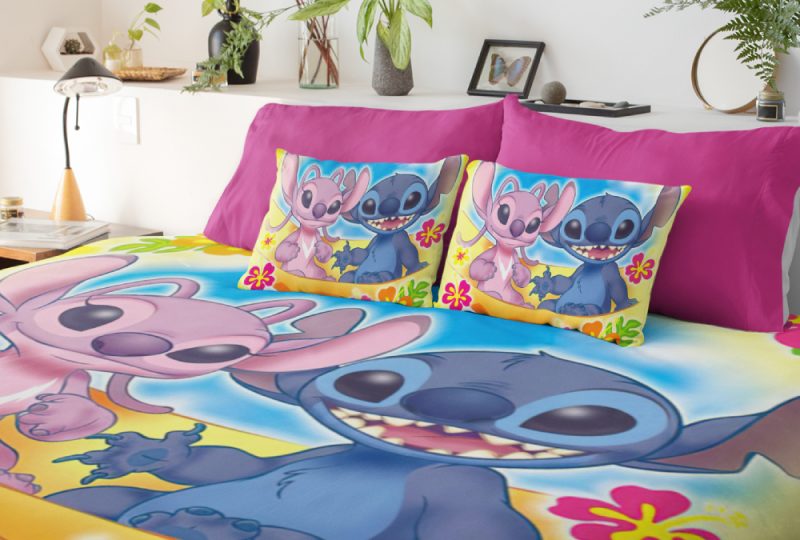 img_Parure de lit Disney Stitch et Angel en amoureux_03