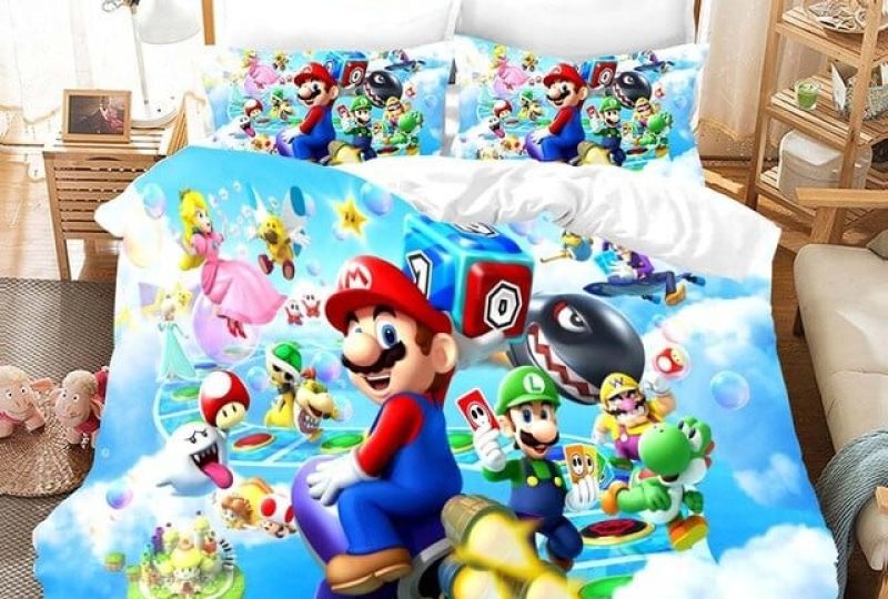 img_Parure de lit Mario avec son équipe _01