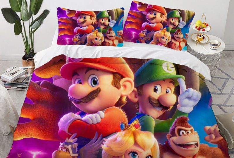 img_Parure de lit Mario et Luigi avec plusieurs personnages_01