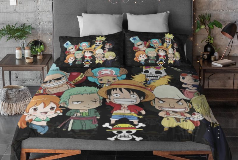 img_Parure de lit One Piece personnages en miniature_02