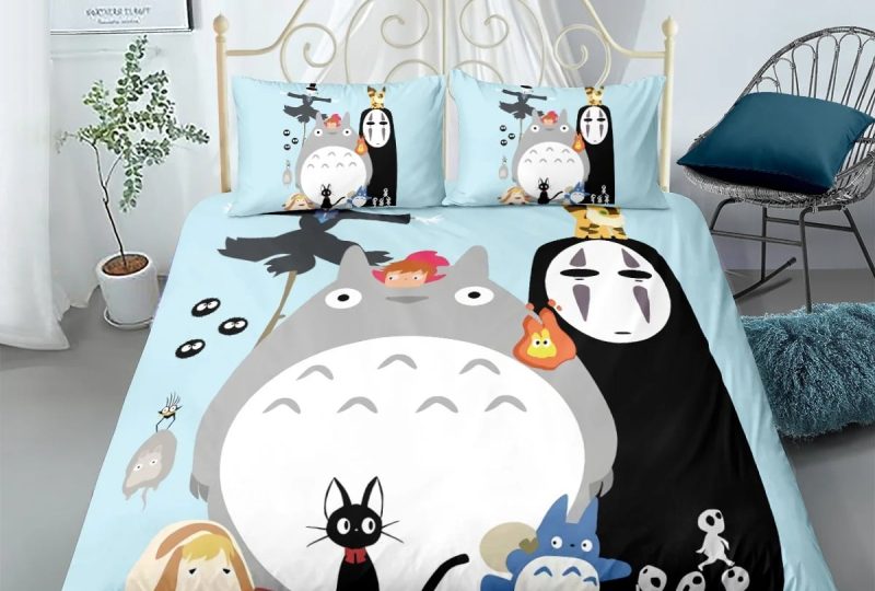 img_Parure de lit Totoro avec ses amis_01