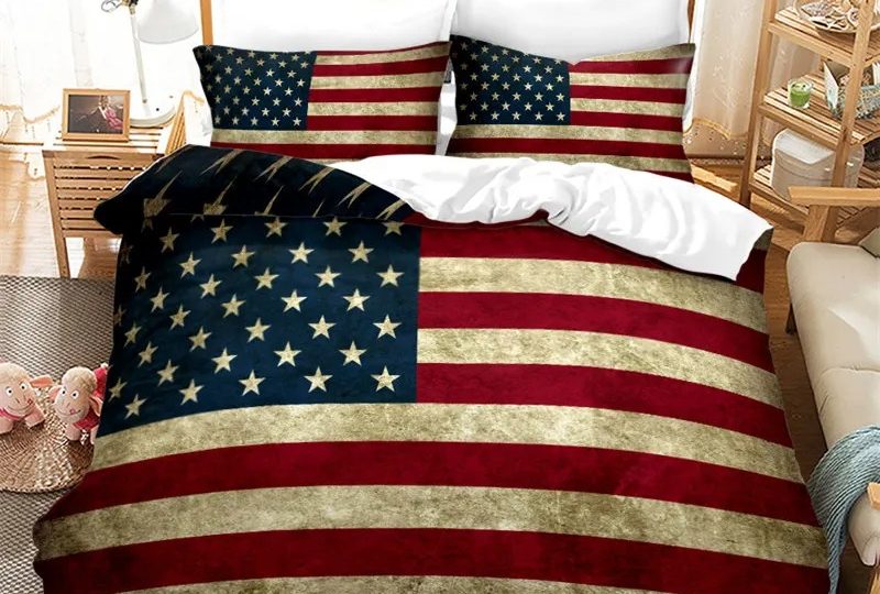 img_Parure de lit USA drapeau vintage_01